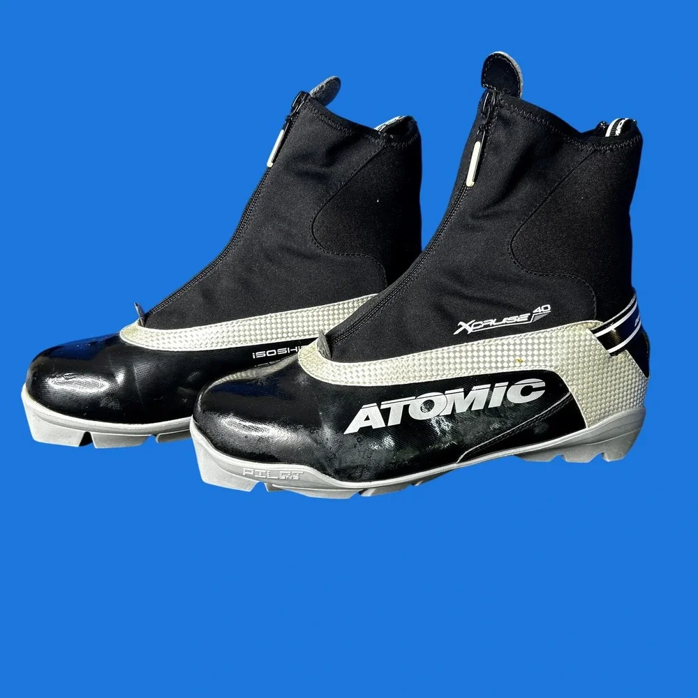 Atomic X-Cruise Mens 40 Cross-Country Ski Boots Sz 9 Athlete Sporty Nordic Snow